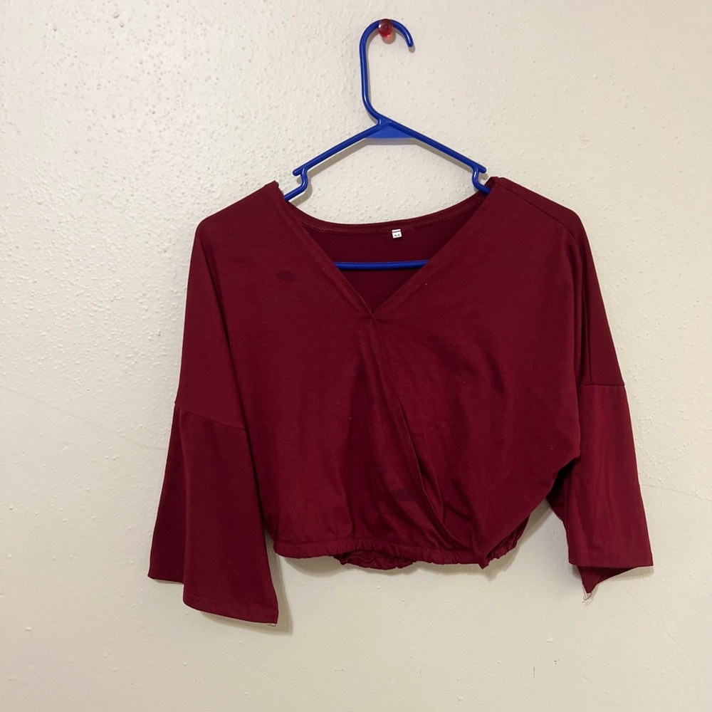 Red Crop top SHEIN